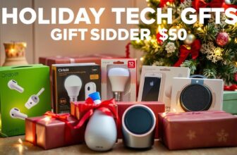 Holiday tech gifts under Christmas tree