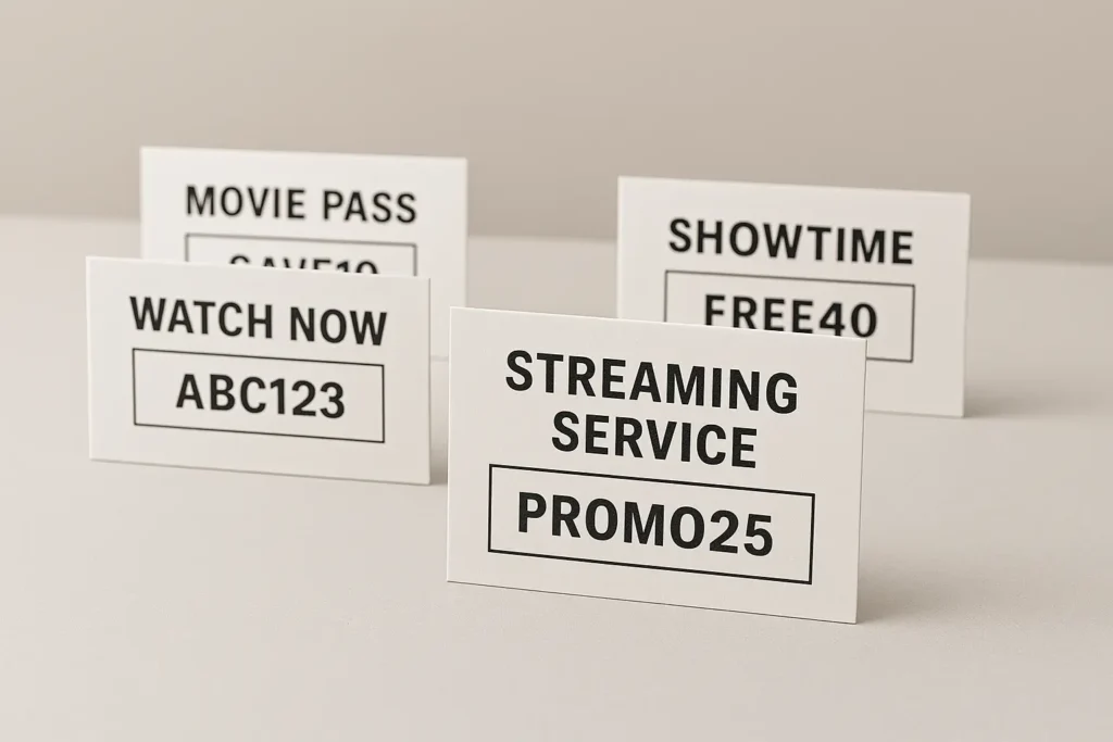 Streaming Service Promo Codes